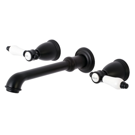 Bel-Air KS7120BPL Two-Handle Wall Mount Bathroom Faucet KS7120BPL
